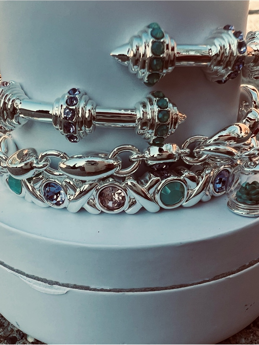 Bomb Party Spring Stack with adorable succulent charm.